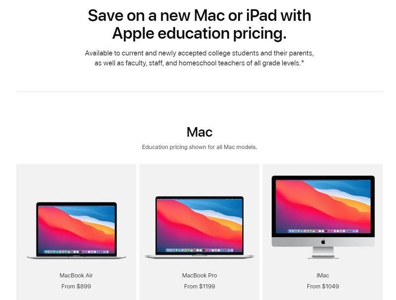 Laptops discounts With Edu Mail