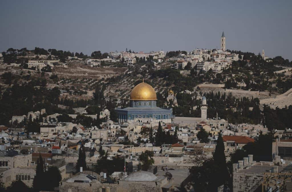Dome of the Rock, believed to be the place where the first temple was built