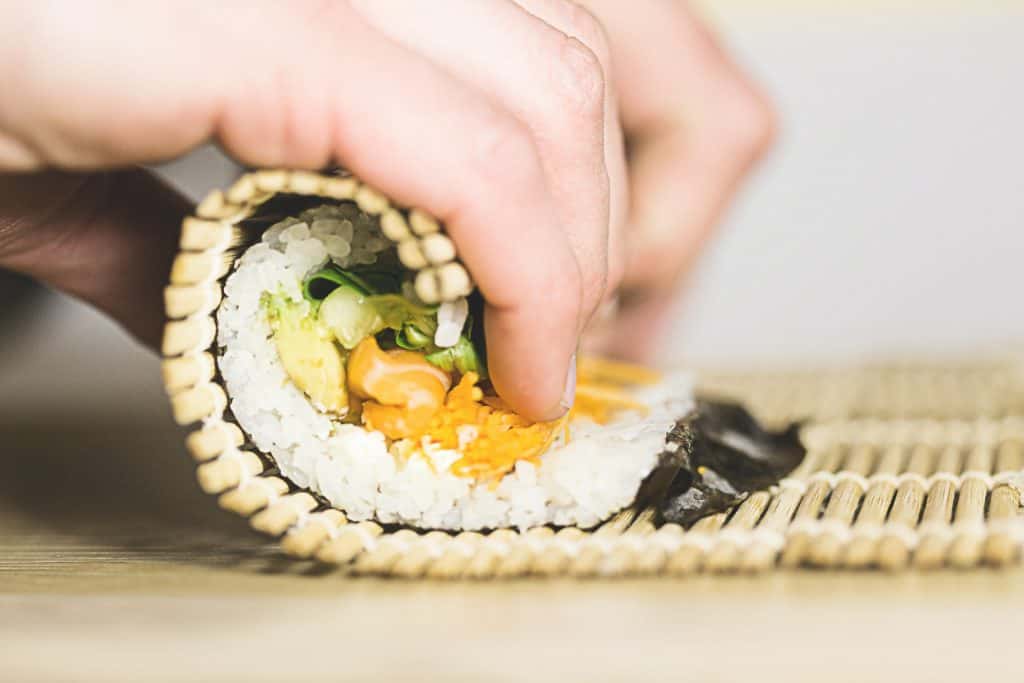 making your own sushi