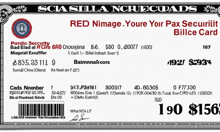 Red Number on Back of Social Security Card: Paying Bills or Identity Theft?