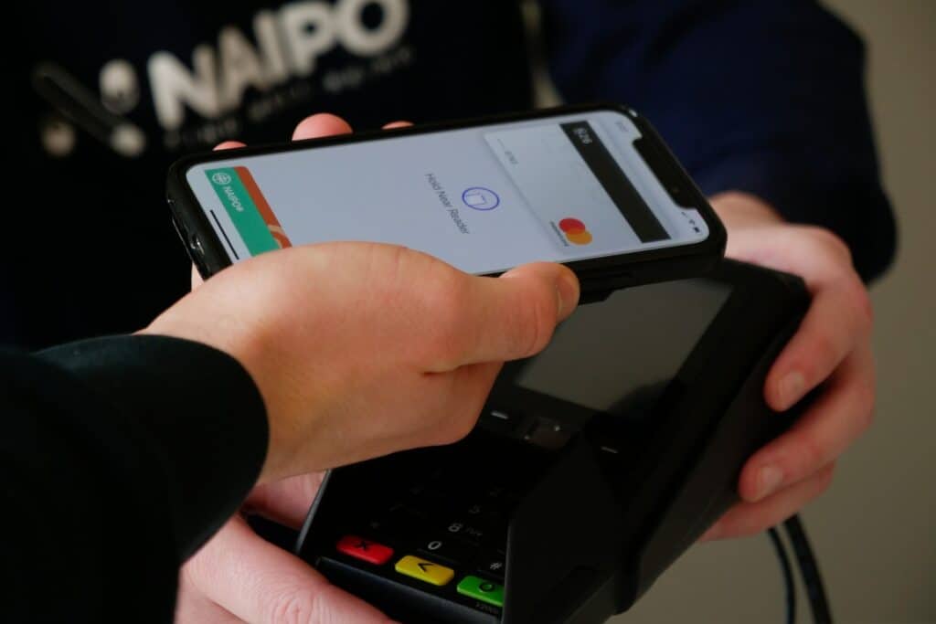 payment terminal.
